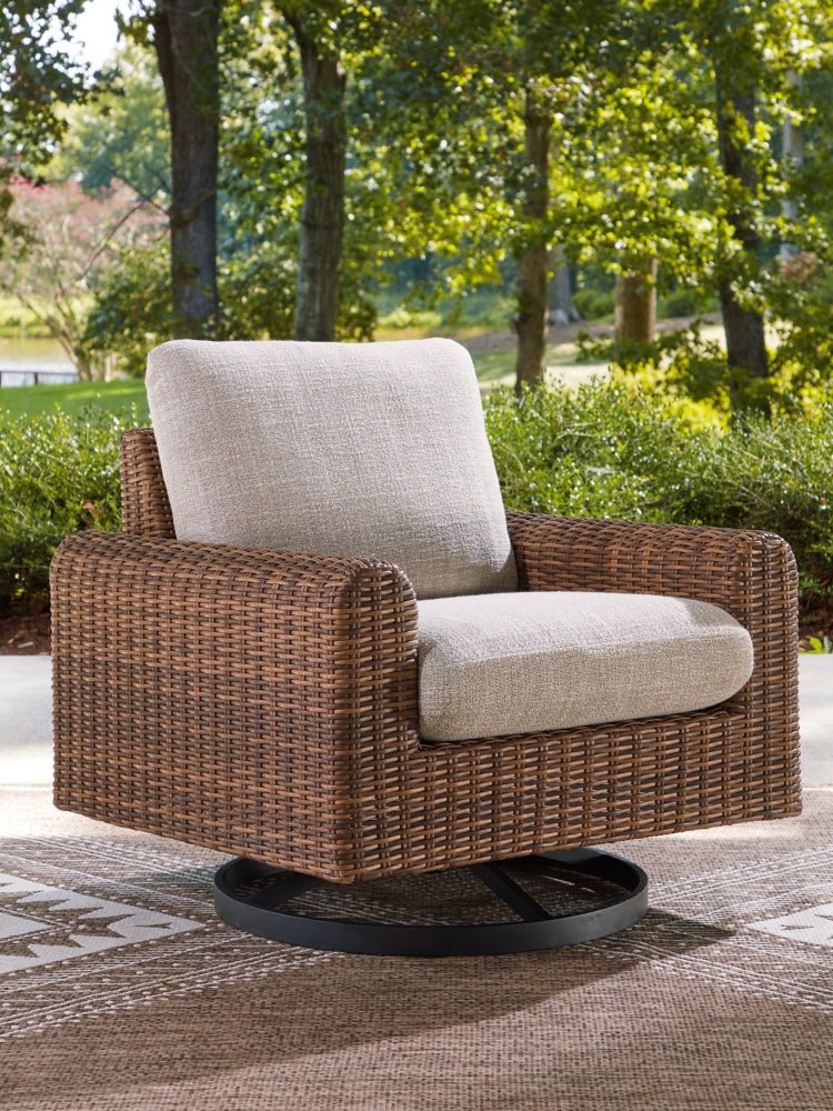 AshleyDolan Creek Outdoor Swivel Lounge Chair with Cushion