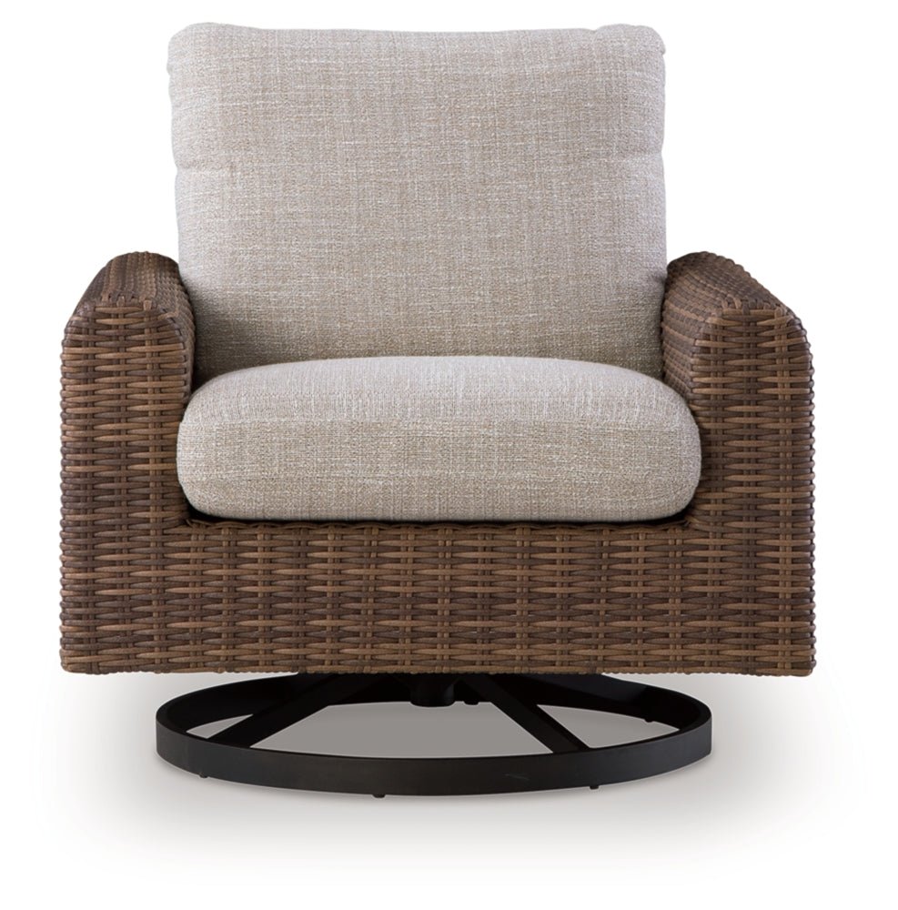 AshleyDolan Creek Outdoor Swivel Lounge Chair with Cushion