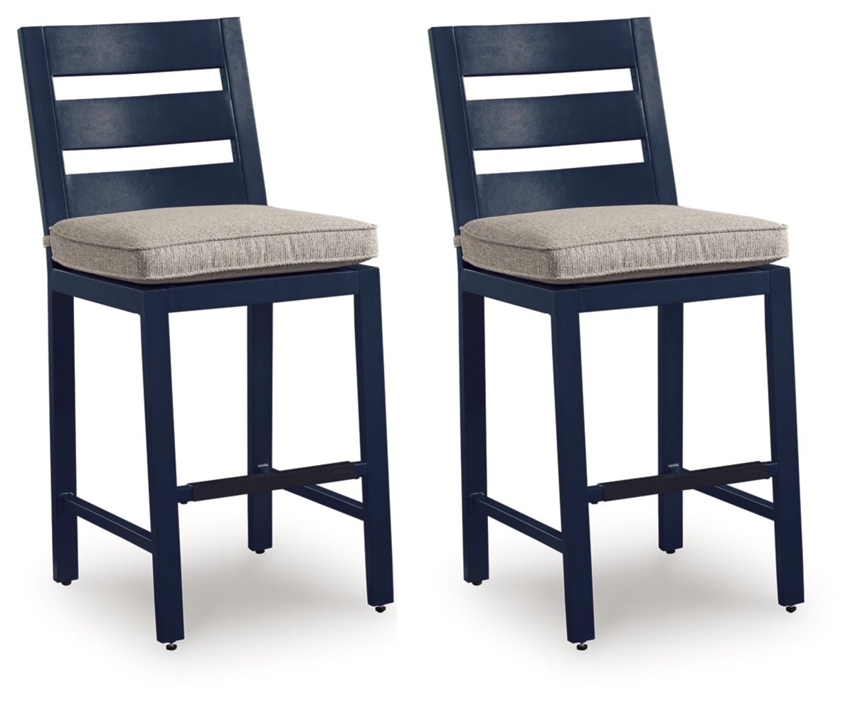 AshleyEast Beach Outdoor Counter Height Bar Stool (Set of 2)