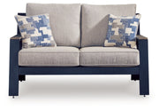 AshleyEast Beach Outdoor Loveseat with Cushion