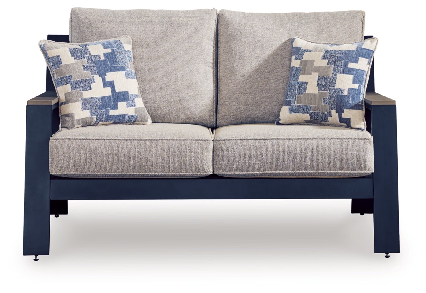 AshleyEast Beach Outdoor Loveseat with Cushion