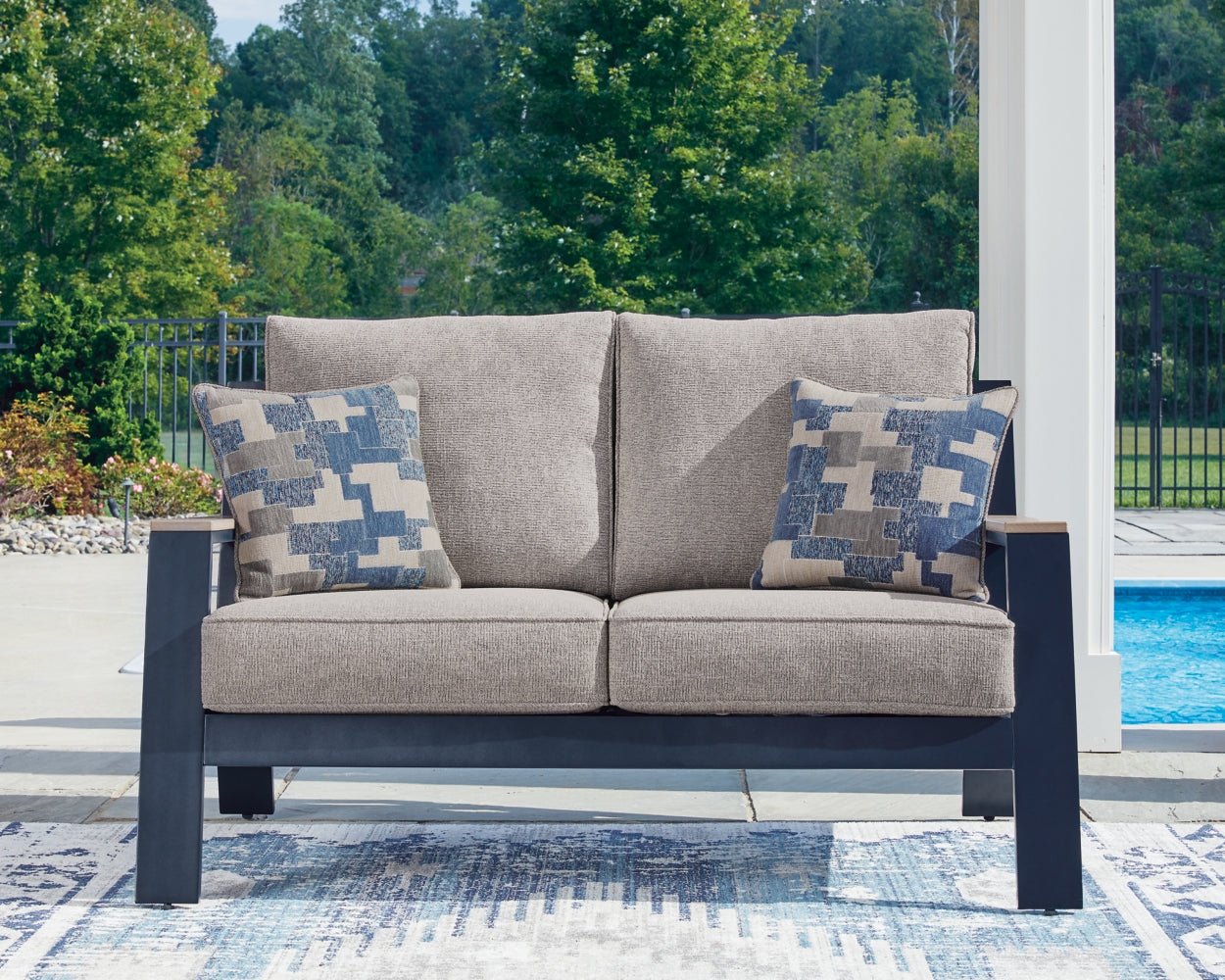 AshleyEast Beach Outdoor Sofa and Loveseat