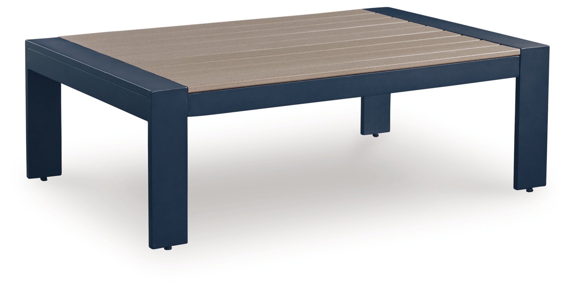 AshleyEast Beach Outdoor Sofa and Loveseat with Coffee Table
