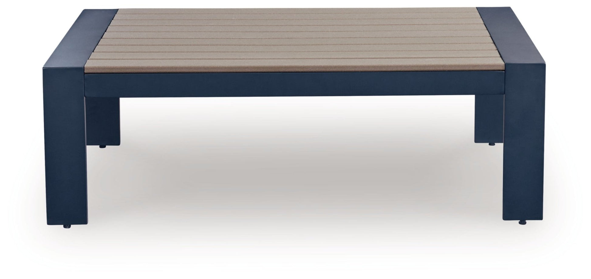 AshleyEast Beach Outdoor Sofa and Loveseat with Coffee Table