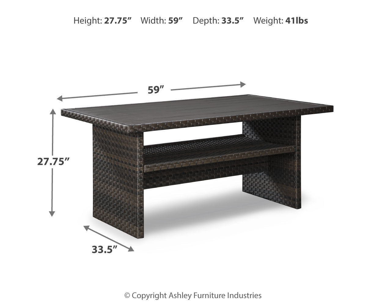AshleyEasy Isle Multi - Use Table