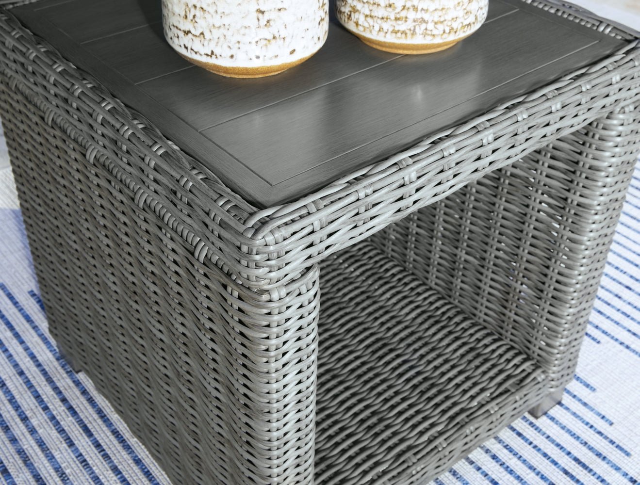 AshleyElite Park Outdoor Coffee Table with 2 End Tables