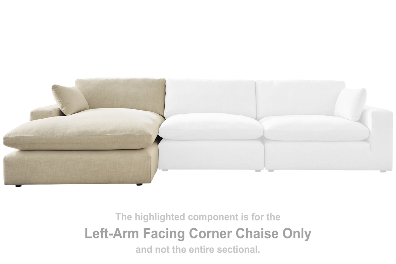 AshleyElyza 5 - Piece Sectional with Chaise