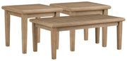 AshleyGerianne Outdoor Coffee Table with 2 End Tables