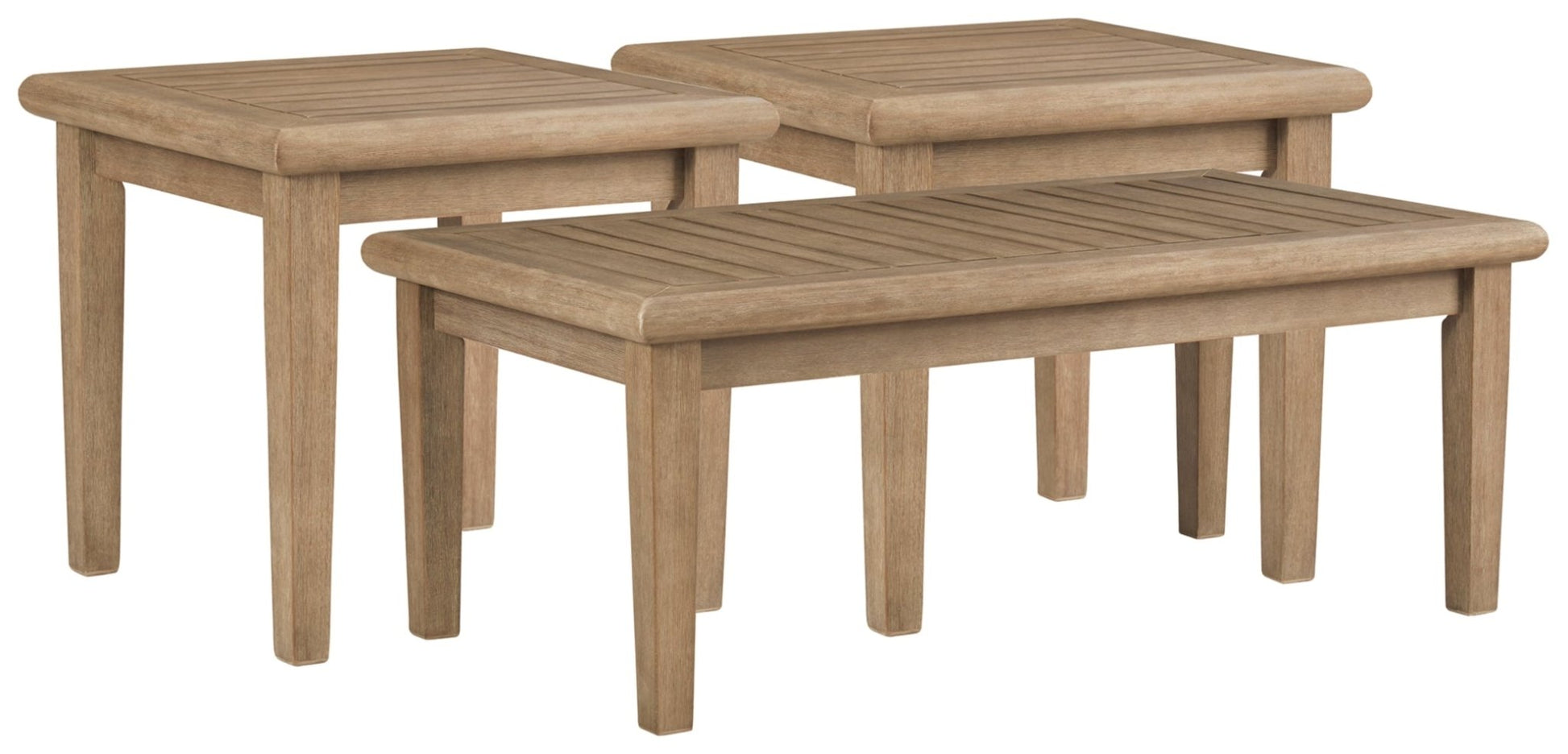 AshleyGerianne Outdoor Coffee Table with 2 End Tables