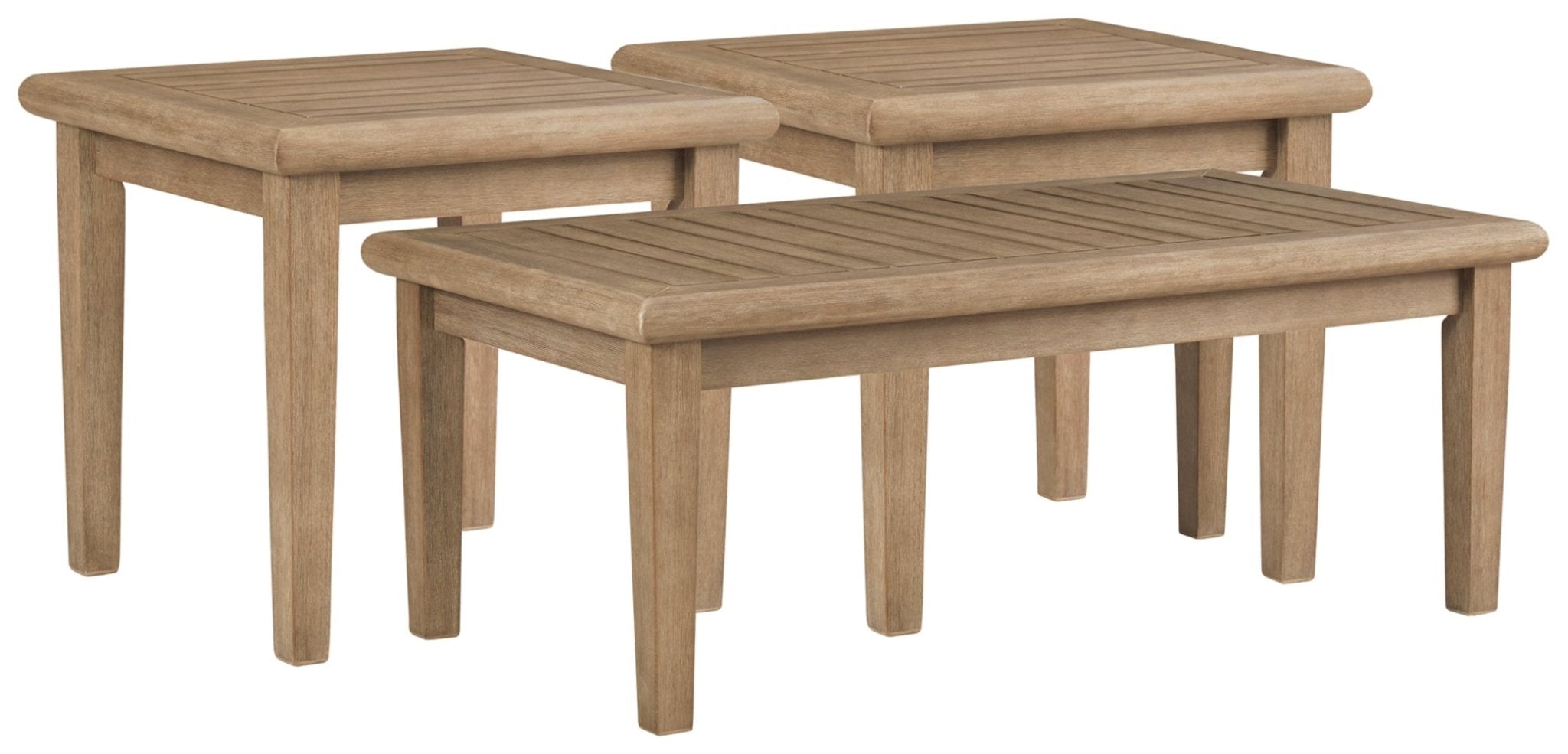 AshleyGerianne Outdoor Coffee Table with 2 End Tables
