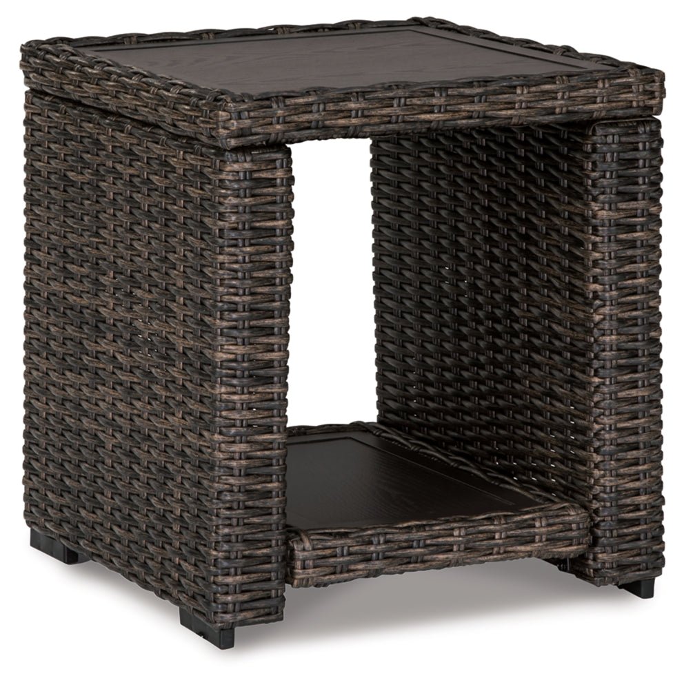 AshleyGrasson Lane Outdoor Coffee Table with 2 End Tables