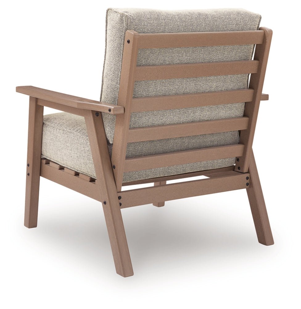 AshleyGrover Beach 2 Outdoor Lounge Chairs with End Table