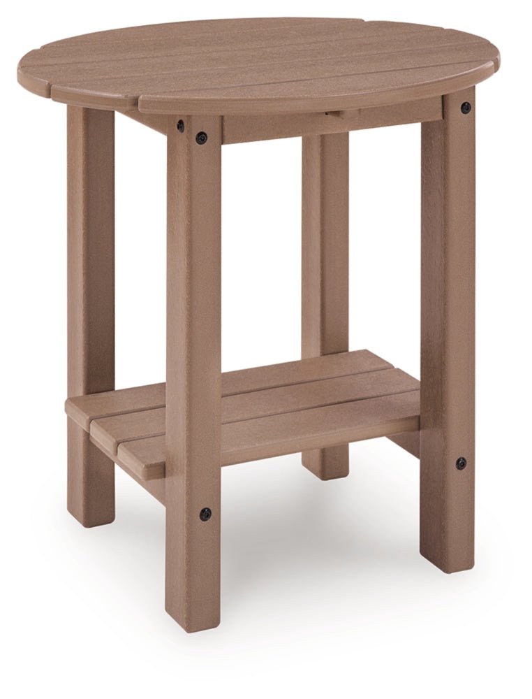 AshleyGrover Beach 2 Outdoor Lounge Chairs with End Table