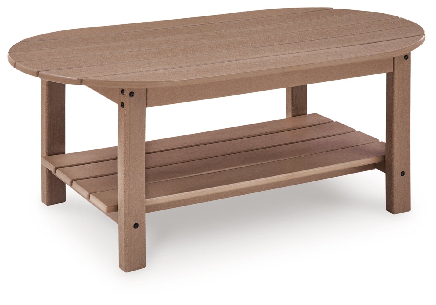 AshleyGrover Beach Outdoor Sofa and 2 Chairs with Coffee Table