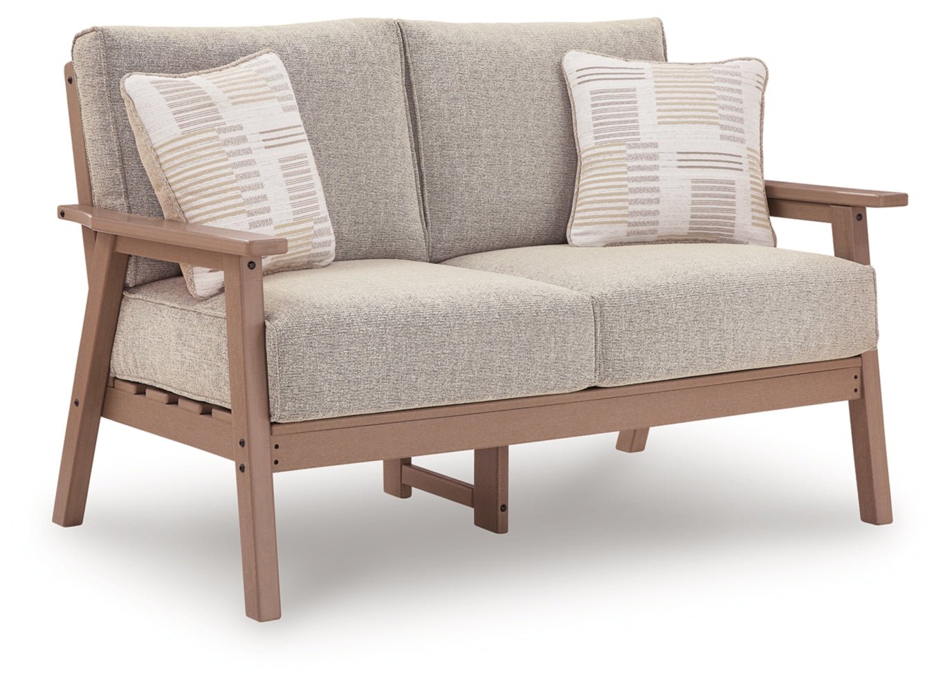 AshleyGrover Beach Outdoor Sofa and Loveseat