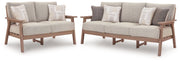 AshleyGrover Beach Outdoor Sofa and Loveseat
