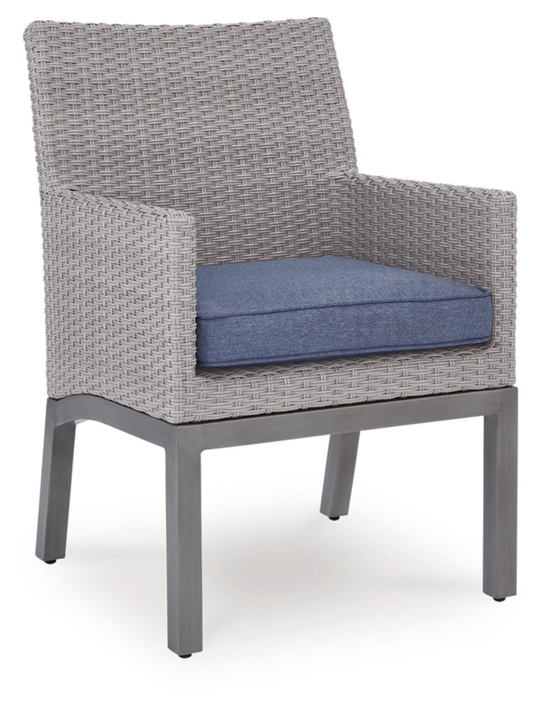 AshleyHalf Moon Beach Outdoor Arm Chair with Cushion (Set of 2)