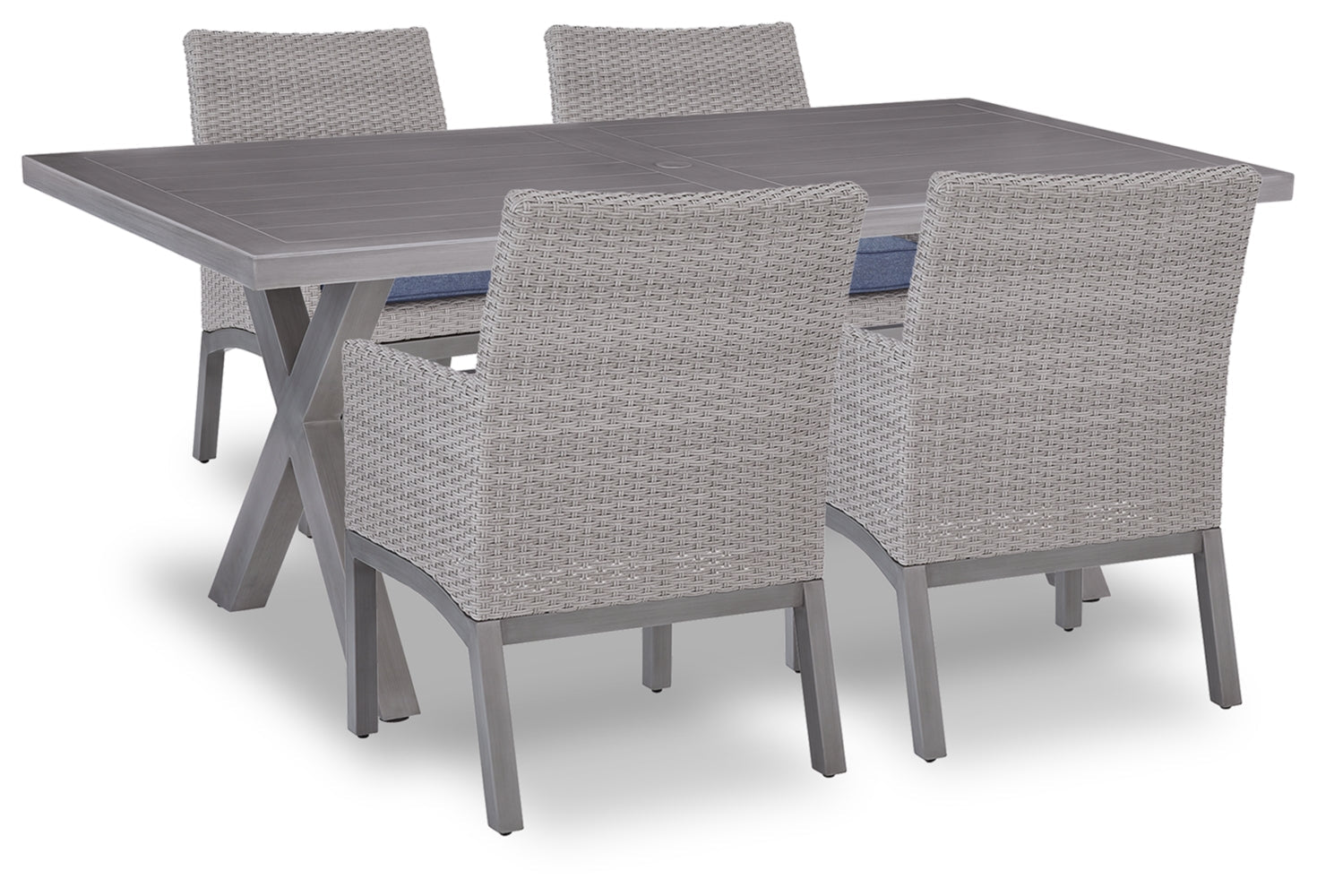 AshleyHalf Moon Beach Outdoor Dining Set