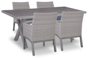 AshleyHalf Moon Beach Outdoor Dining Set
