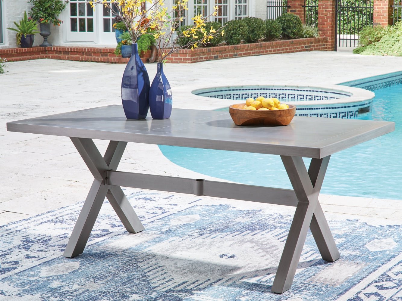 AshleyHalf Moon Beach Outdoor Dining Table