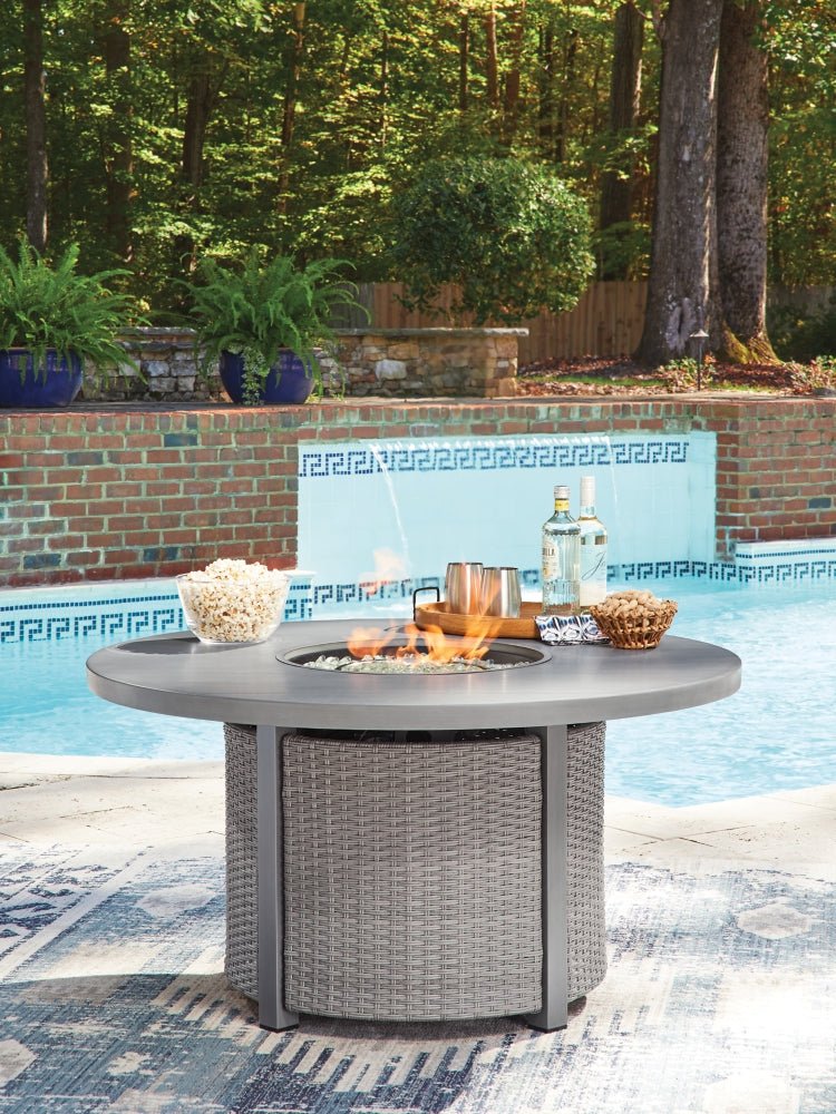 AshleyHalf Moon Beach Outdoor Fire Pit Table
