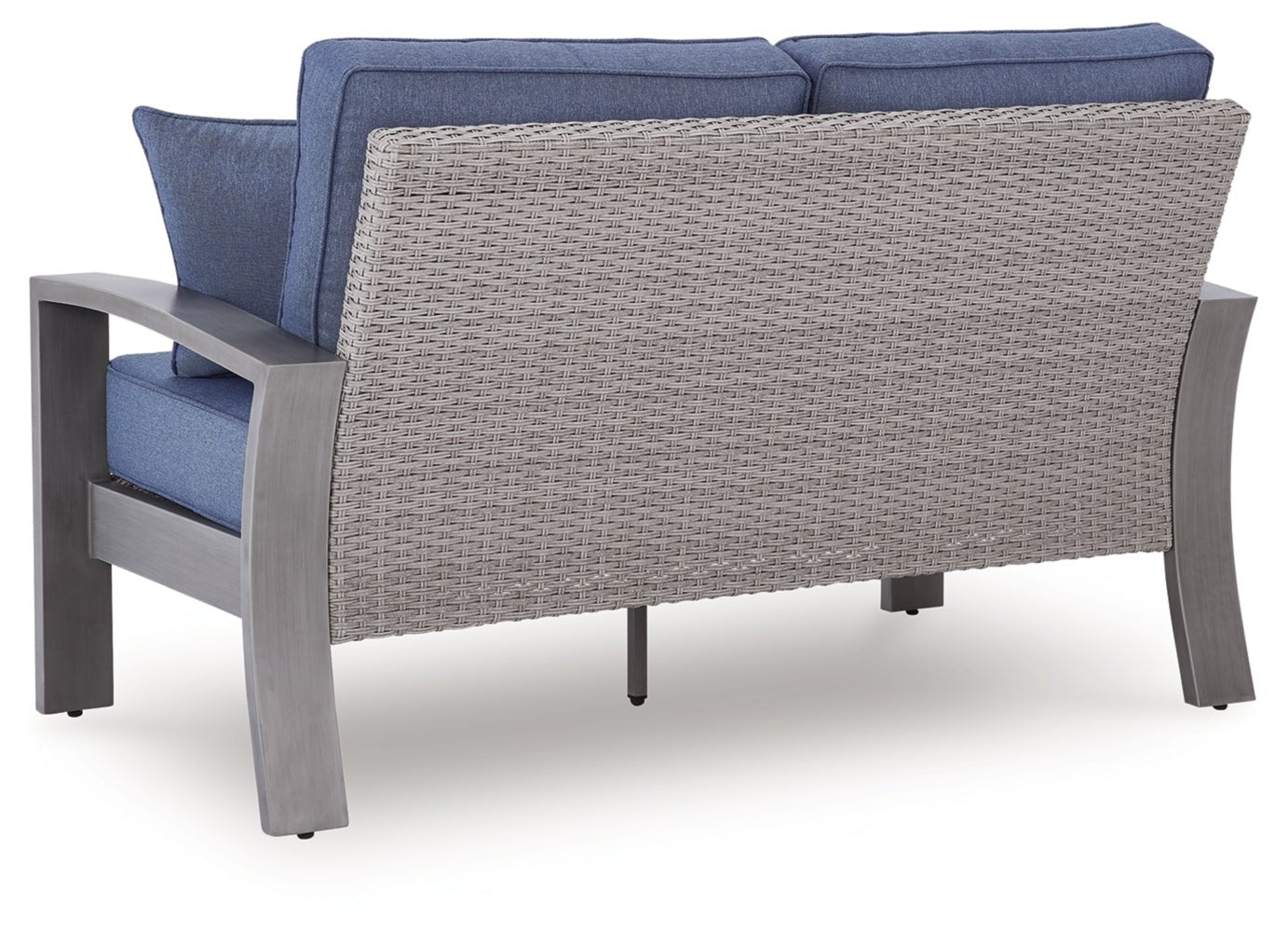 AshleyHalf Moon Beach Outdoor Loveseat with Cushion