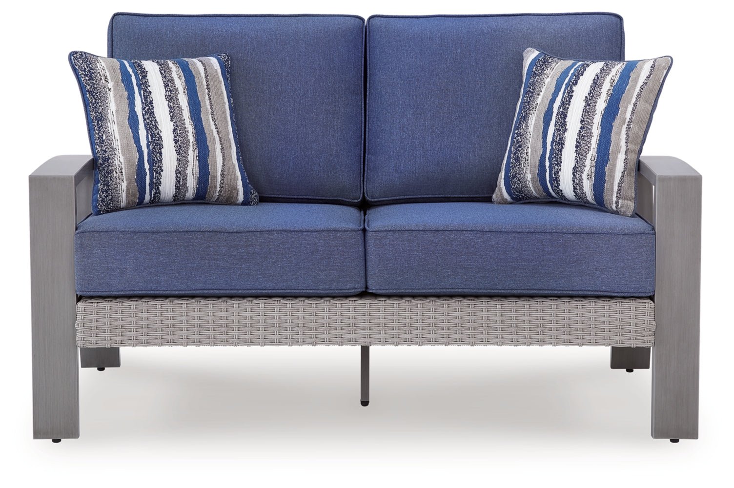AshleyHalf Moon Beach Outdoor Loveseat with Cushion