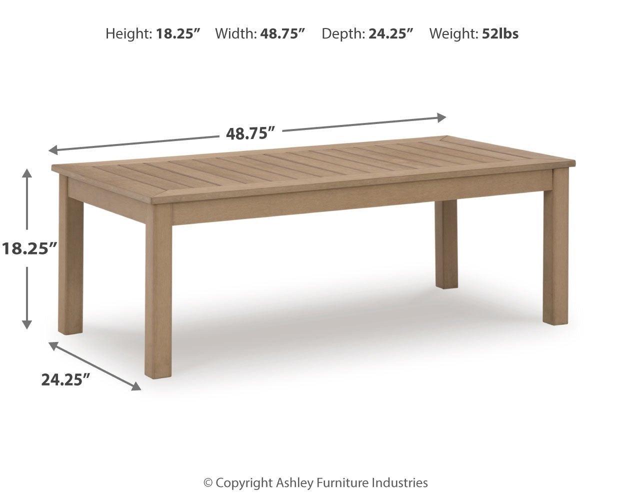 AshleyHallow Creek Outdoor Coffee Table