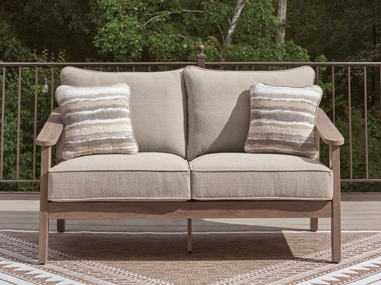 AshleyHarmony Headlands Outdoor Loveseat with Cushion