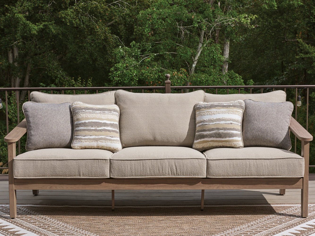 AshleyHarmony Headlands Outdoor Sofa with Cushion