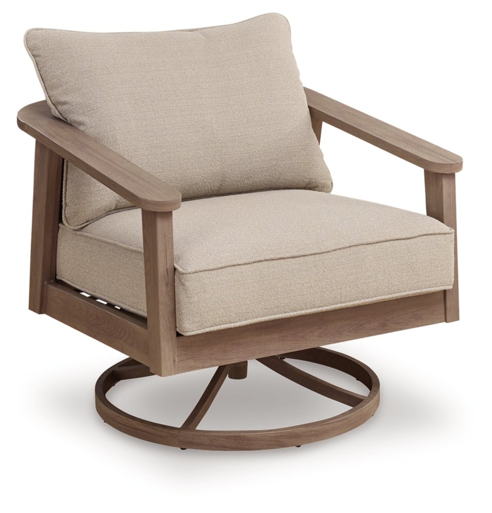 AshleyHarmony Headlands Outdoor Swivel Lounge with Cushion