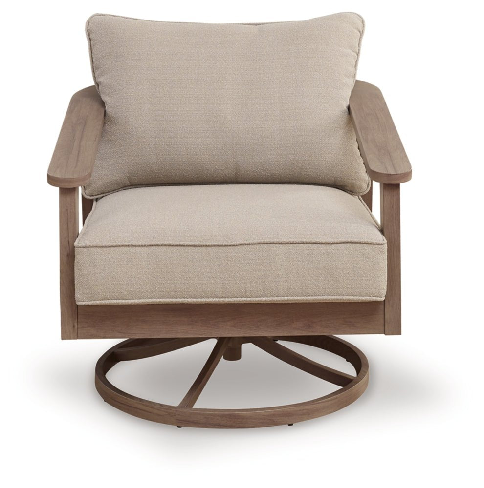 AshleyHarmony Headlands Outdoor Swivel Lounge with Cushion