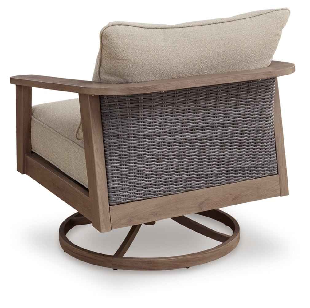 AshleyHarmony Headlands Outdoor Swivel Lounge with Cushion