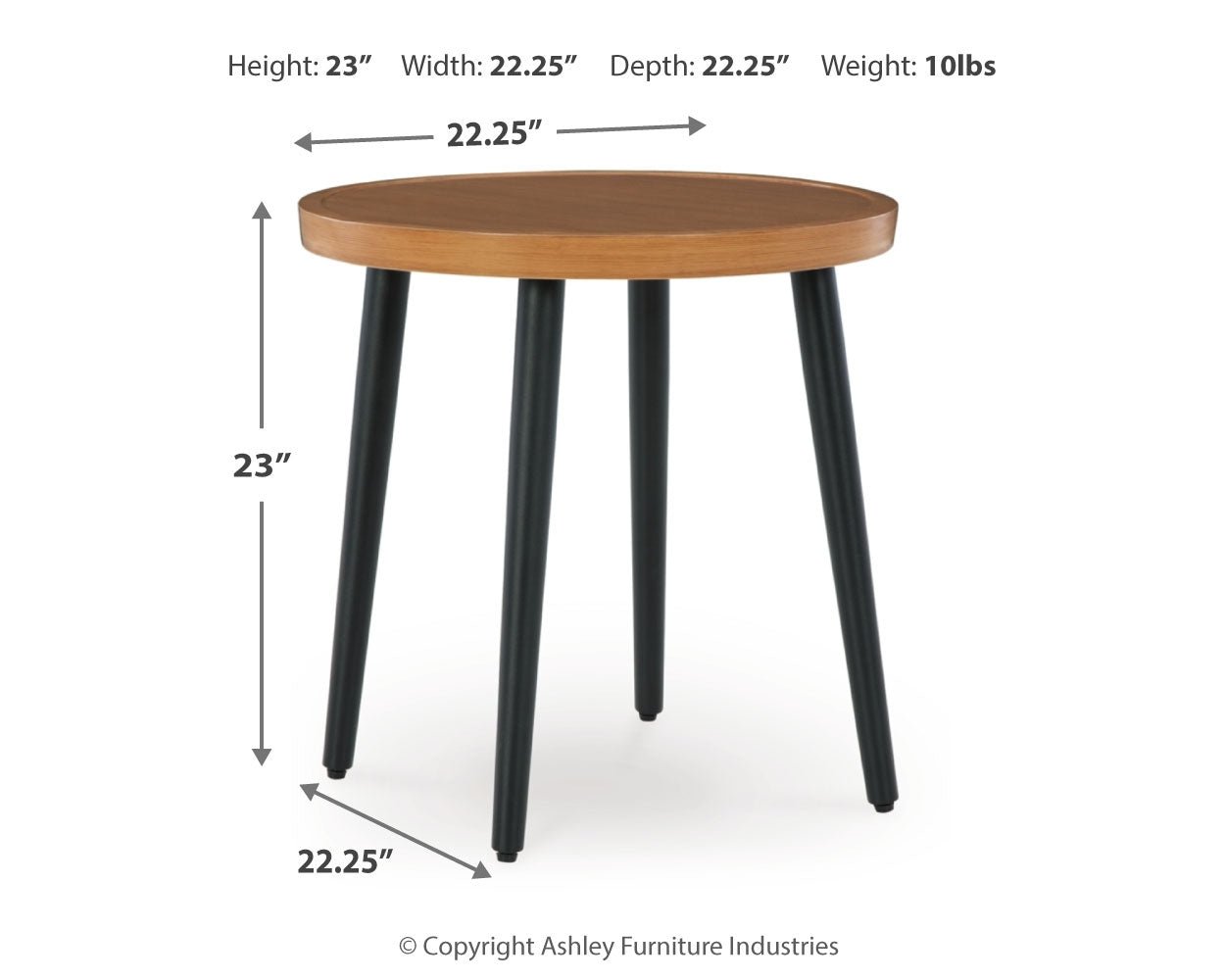 AshleyHorizon Hall Outdoor End Table