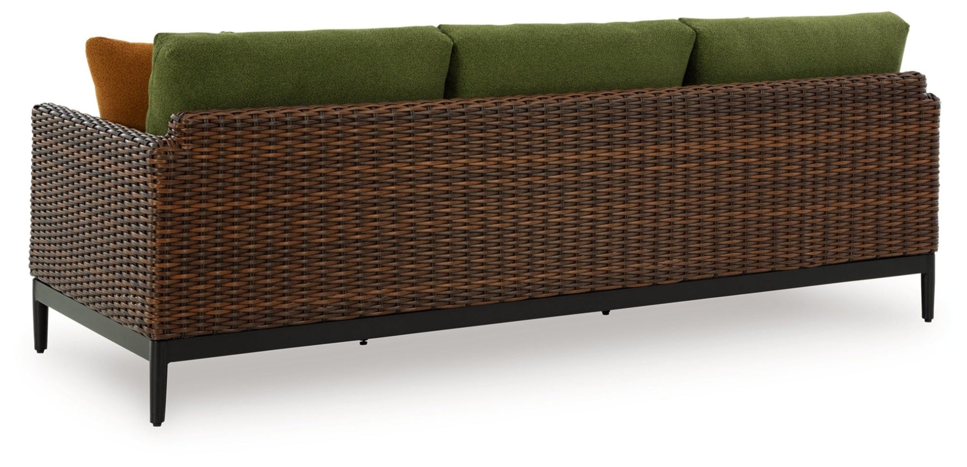 AshleyHorizon Hall Outdoor Sofa and 2 Chairs with Coffee Table