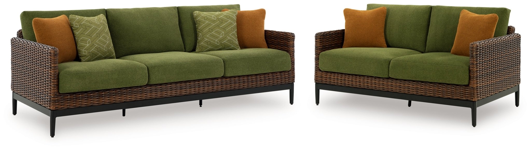 AshleyHorizon Hall Outdoor Sofa and Loveseat