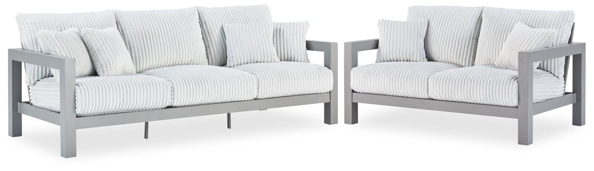 AshleyHurley Park Outdoor Sofa and Loveseat