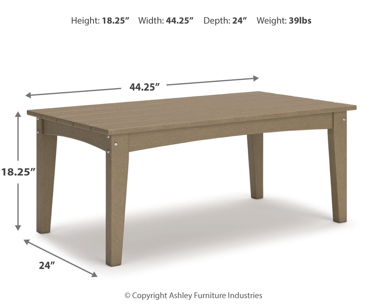 AshleyHyland Wave Outdoor Coffee Table