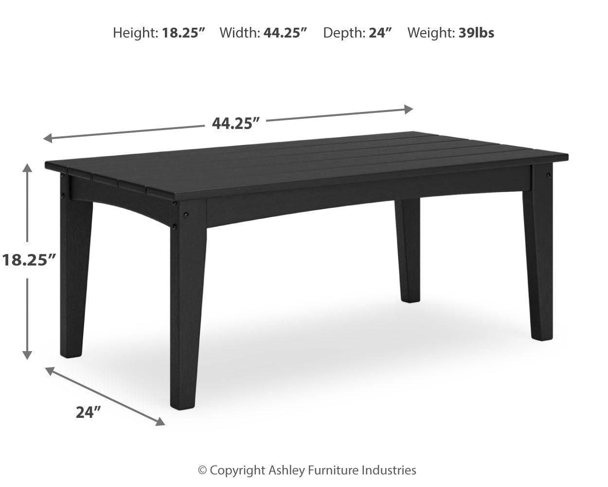 AshleyHyland Wave Outdoor Coffee Table