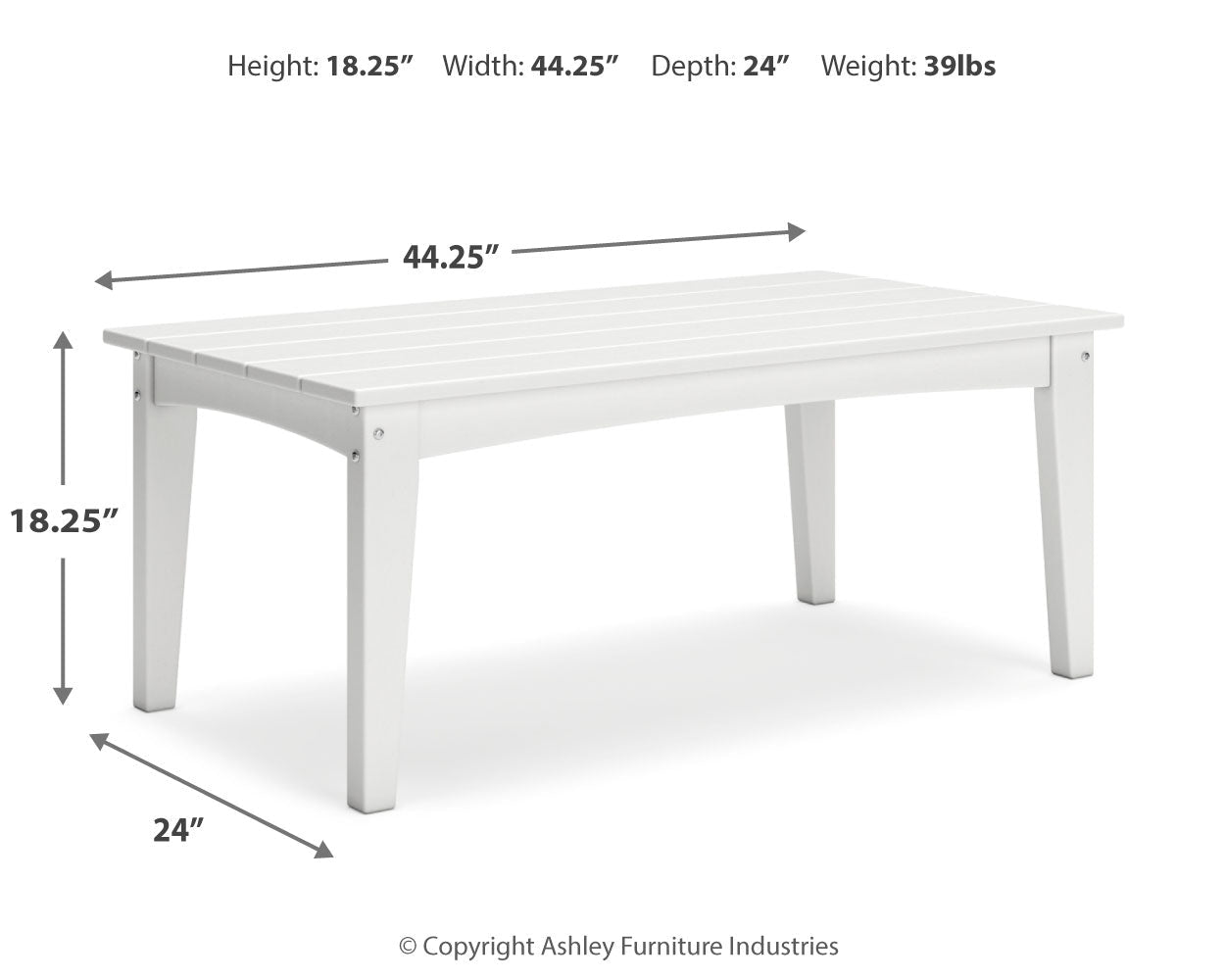AshleyHyland Wave Outdoor Coffee Table