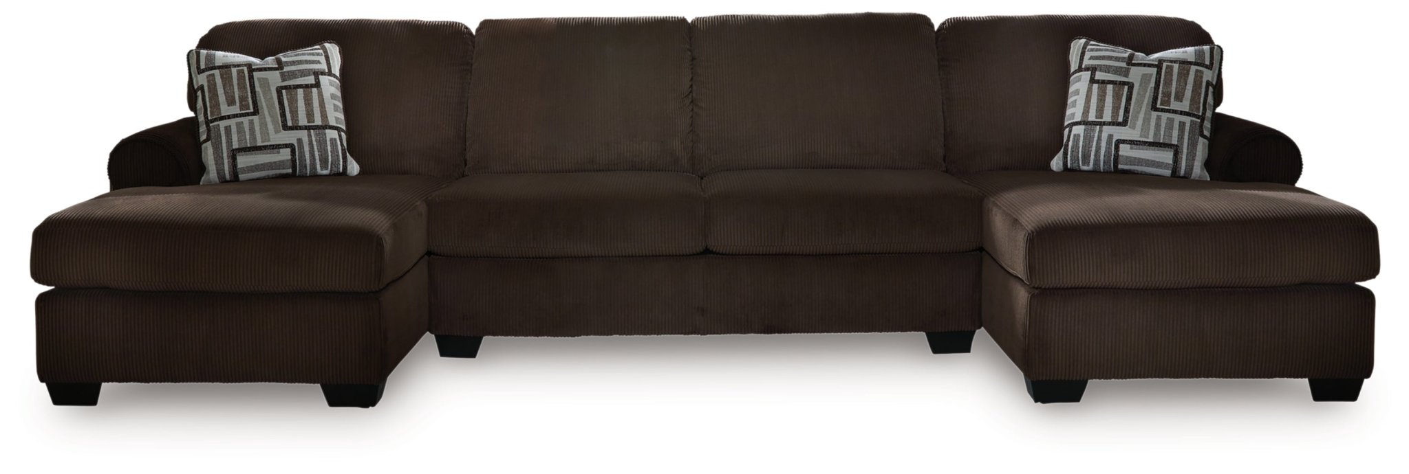 AshleyKimlee 3 - Piece Sectional with Double Chaise