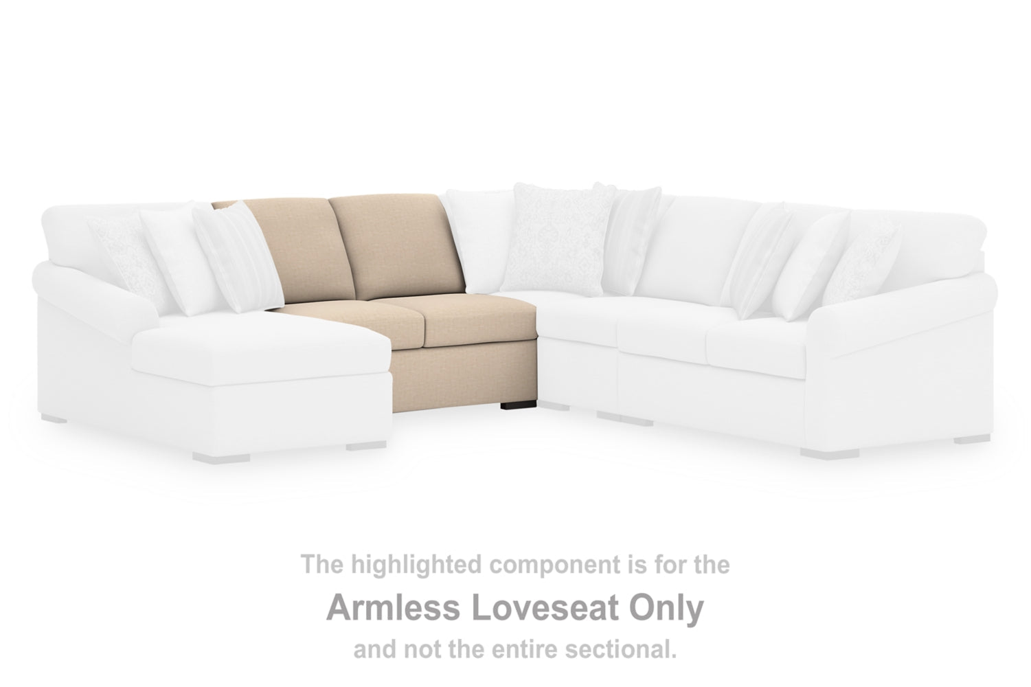 AshleyLadyMae 4 - Piece Sectional with Chaise