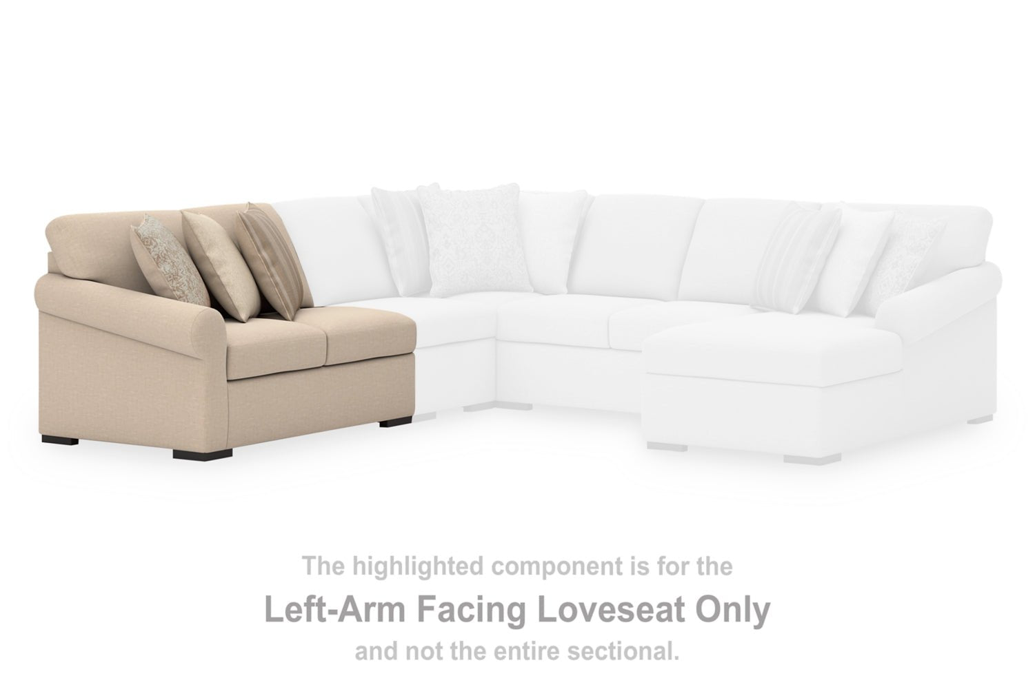 AshleyLadyMae 5 - Piece Sectional with Chaise