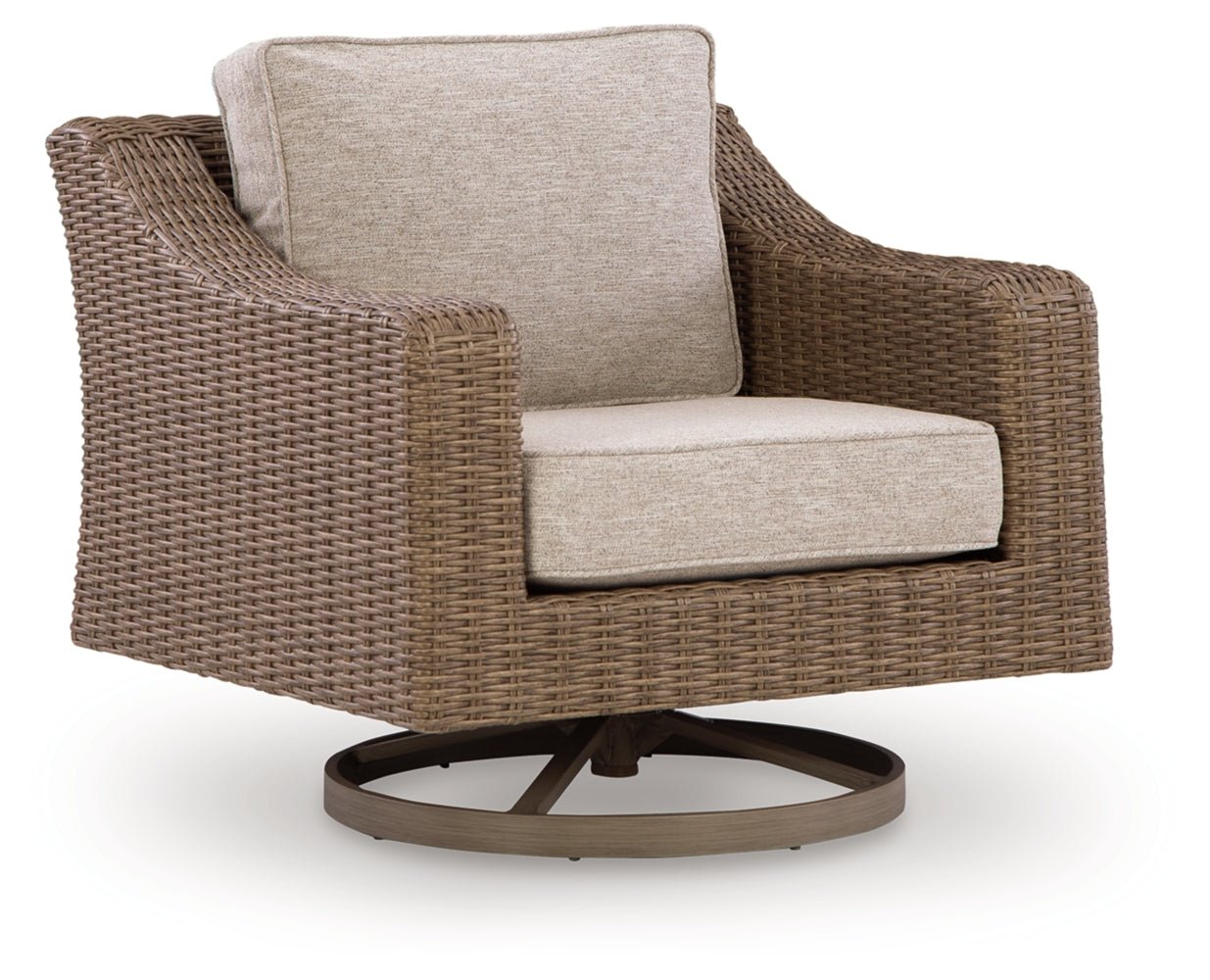 AshleyLaguna Heights 2 Outdoor Swivel Lounge Chairs