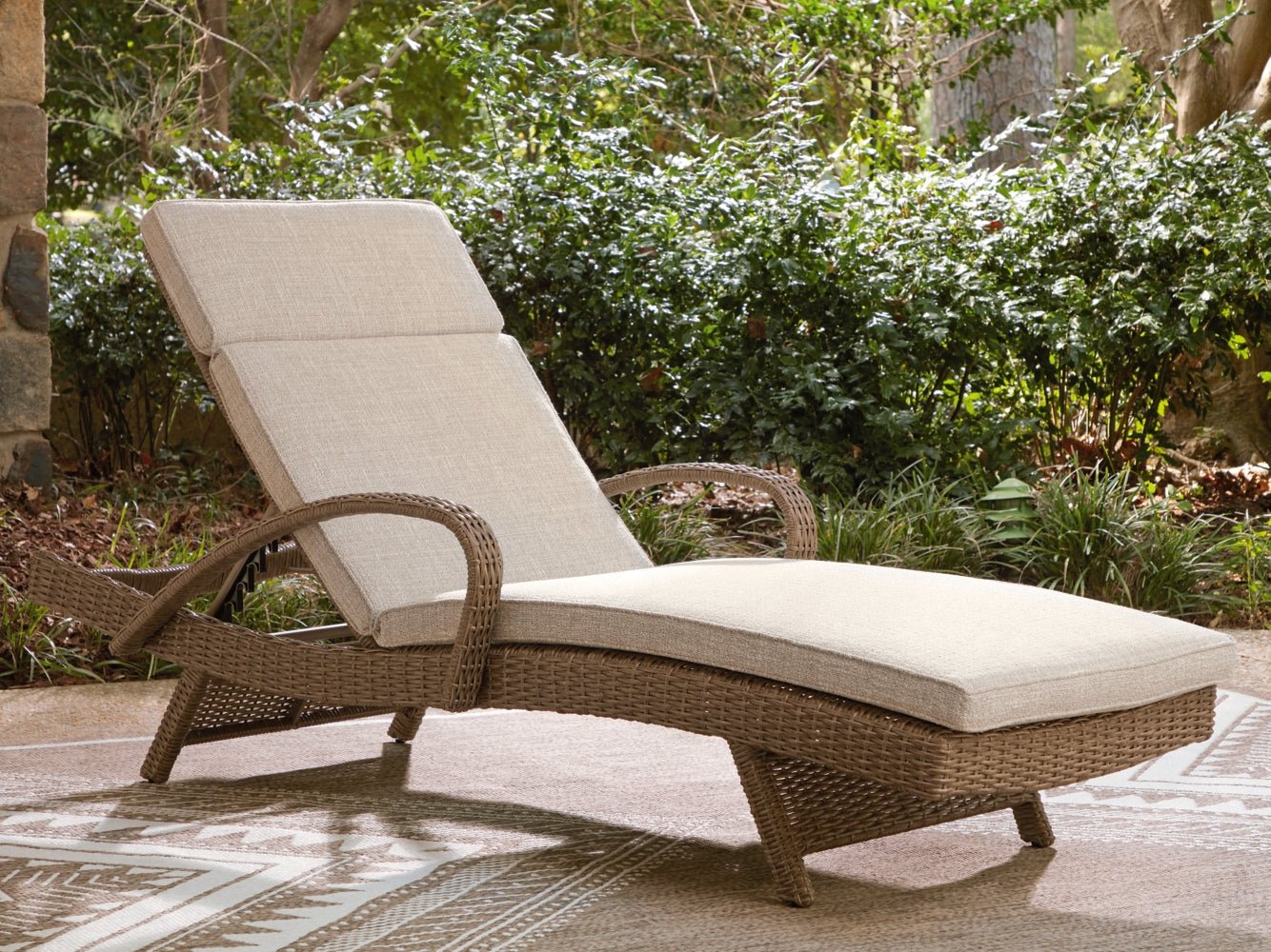 AshleyLaguna Heights Chaise Lounge with Cushion
