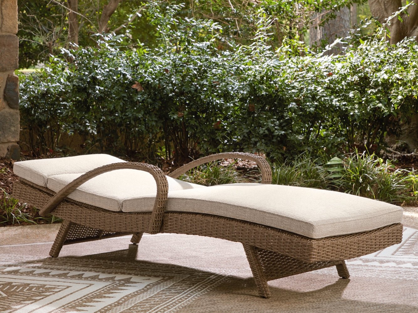 AshleyLaguna Heights Chaise Lounge with Cushion
