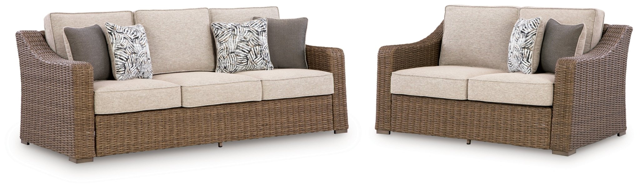 AshleyLaguna Heights Outdoor Sofa and Loveseat