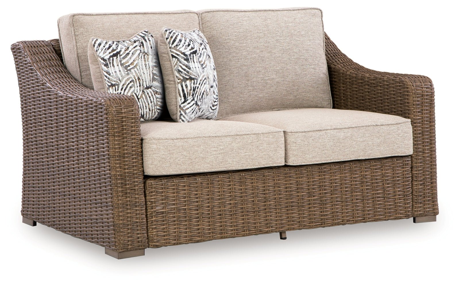 AshleyLaguna Heights Outdoor Sofa and Loveseat with Lounge Chair