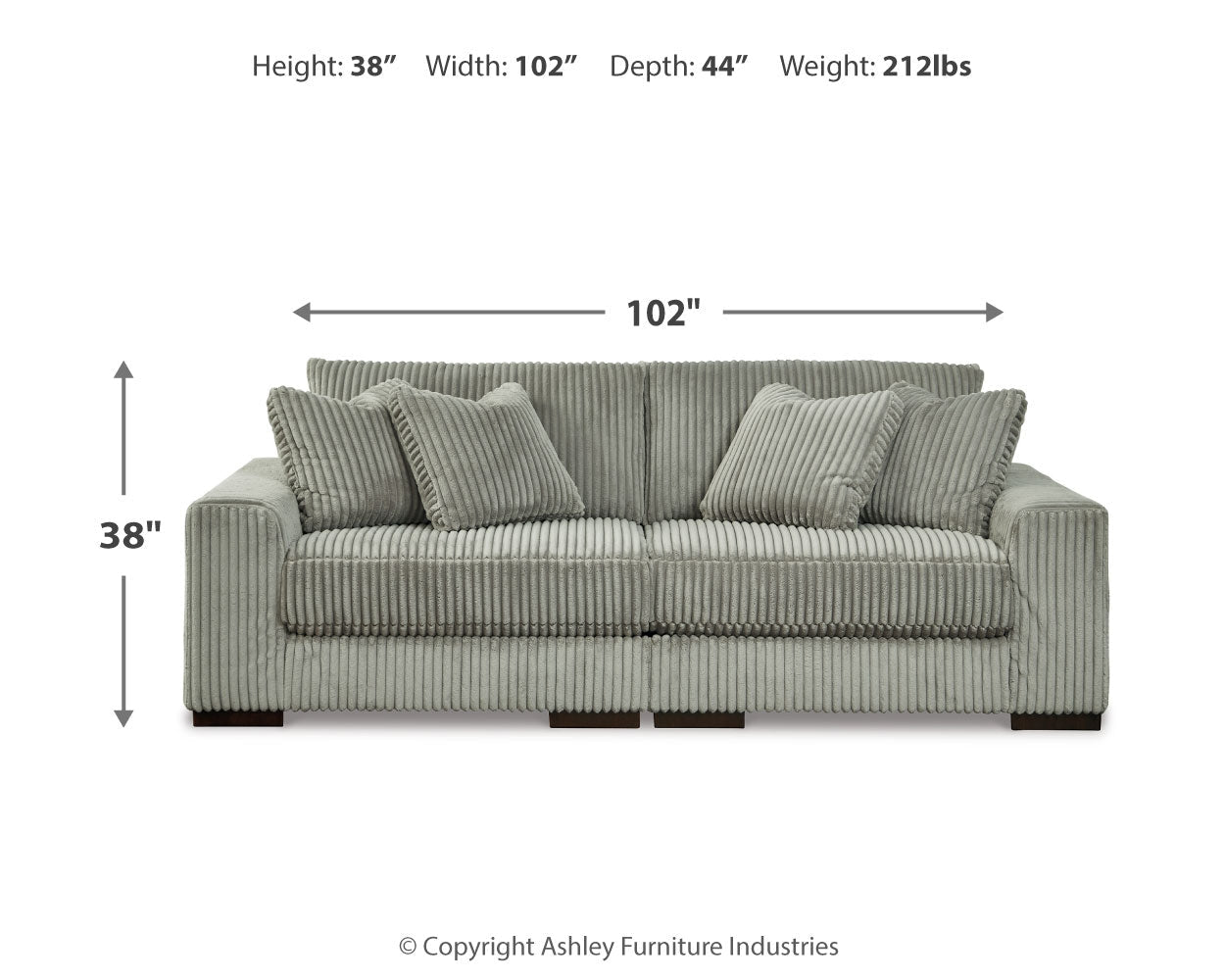AshleyLindyn 2 - Piece Sectional Sofa