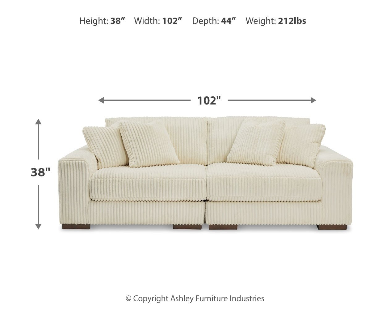AshleyLindyn 2 - Piece Sectional Sofa